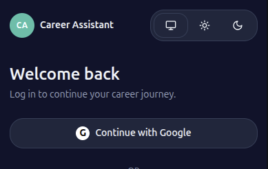 Career Assistant — Side Panel Extension (MV3)